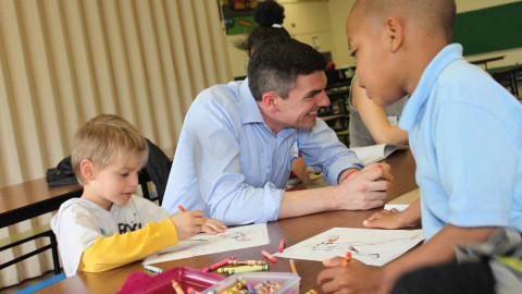 Adulting interacting and working with children